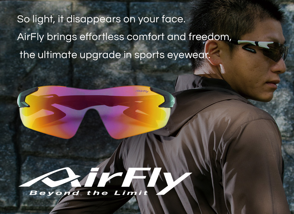 エアフライスポーツ用 公式】AirFlyオンラインショップ ノーズパッドのないスポーツサングラス